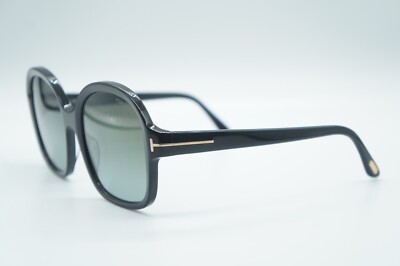 NEW TOM FORD TF 1034 01B SINHY BLACK HANLEY AUTHENTIC  TOM FORD HANLEY BLACK/SMOKE SUNGLASSES TF1034 main image 0