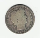 1896 Barber Quarter in Worn/Circulated Condition