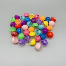 100 Sets of Toy Vending Machine Empty Round Capsules Multicolor 32/38 MM Crafts