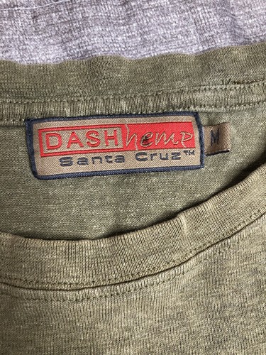 Dash Hemp Santa Cruz Green T-shirt Men’s Size Medium - Picture 5 of 8