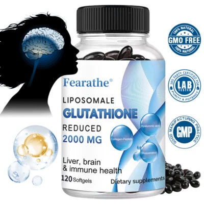 FEARATHE Liposomales Glutathion 2000 mg – Leber-Entgiftung, Gehirn und Immunsystem