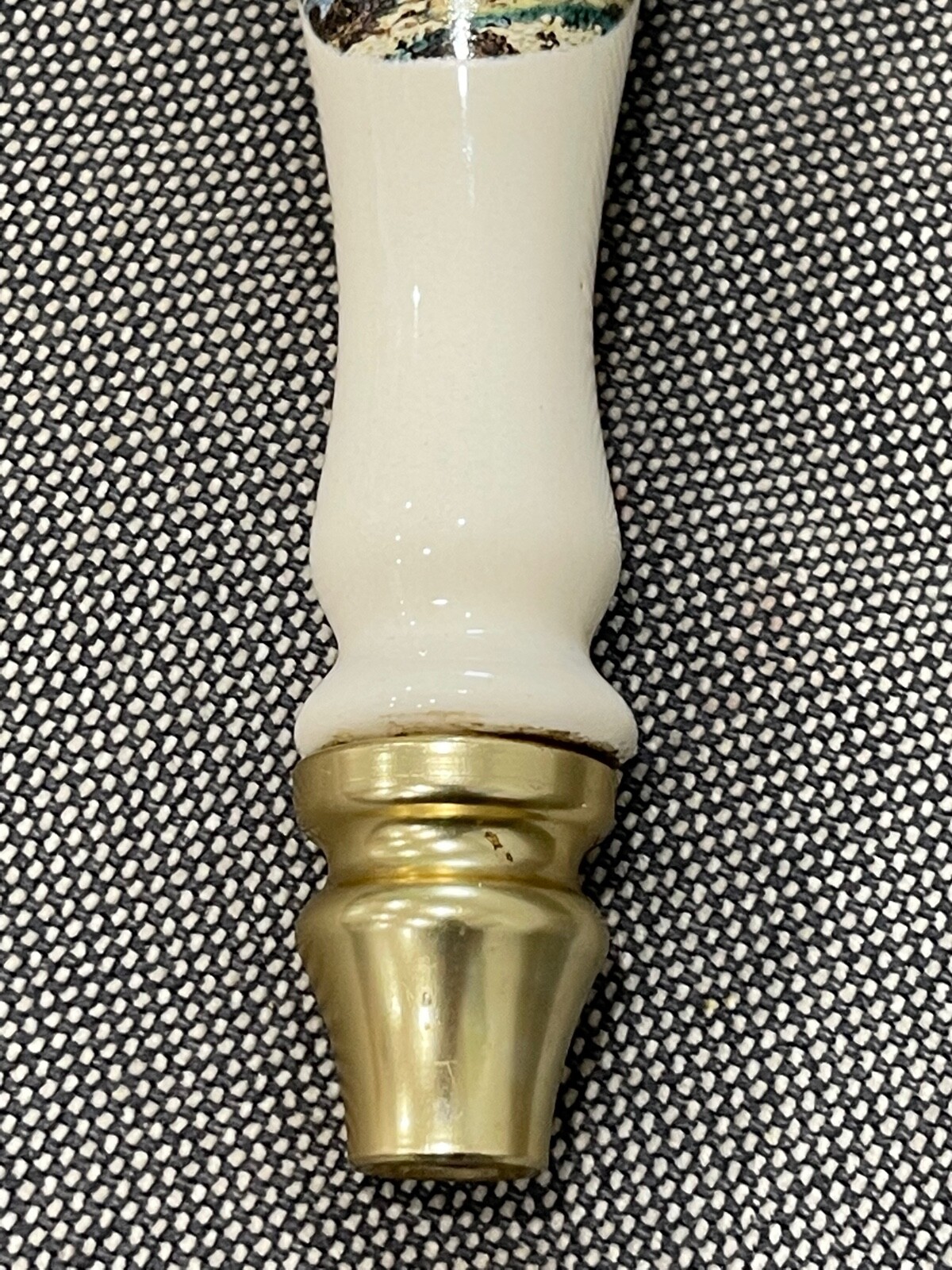 Bass Ale Porcelain Beer Tap Handle w/ Fox Hunting Scene eBay