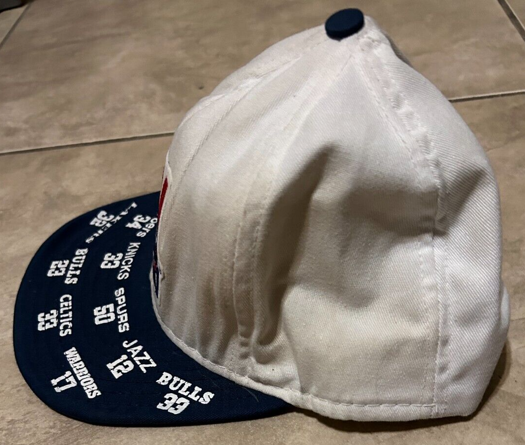 1992 USA Basketball Dream Team Snapback Hat Cap White w/ Teams