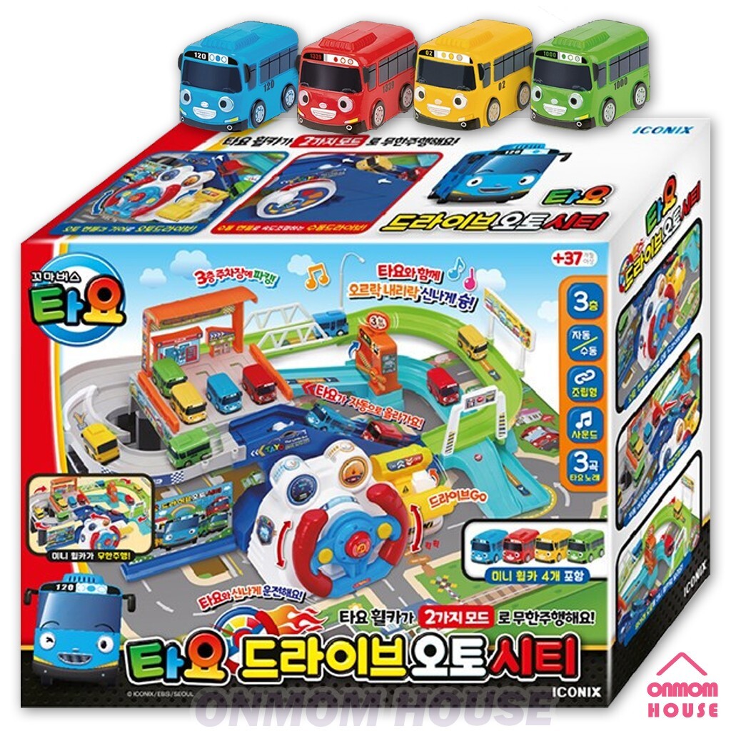 Tayo The Little Bus TAYO DRIVE AUTO CITY Includes 4 Mini Wheel