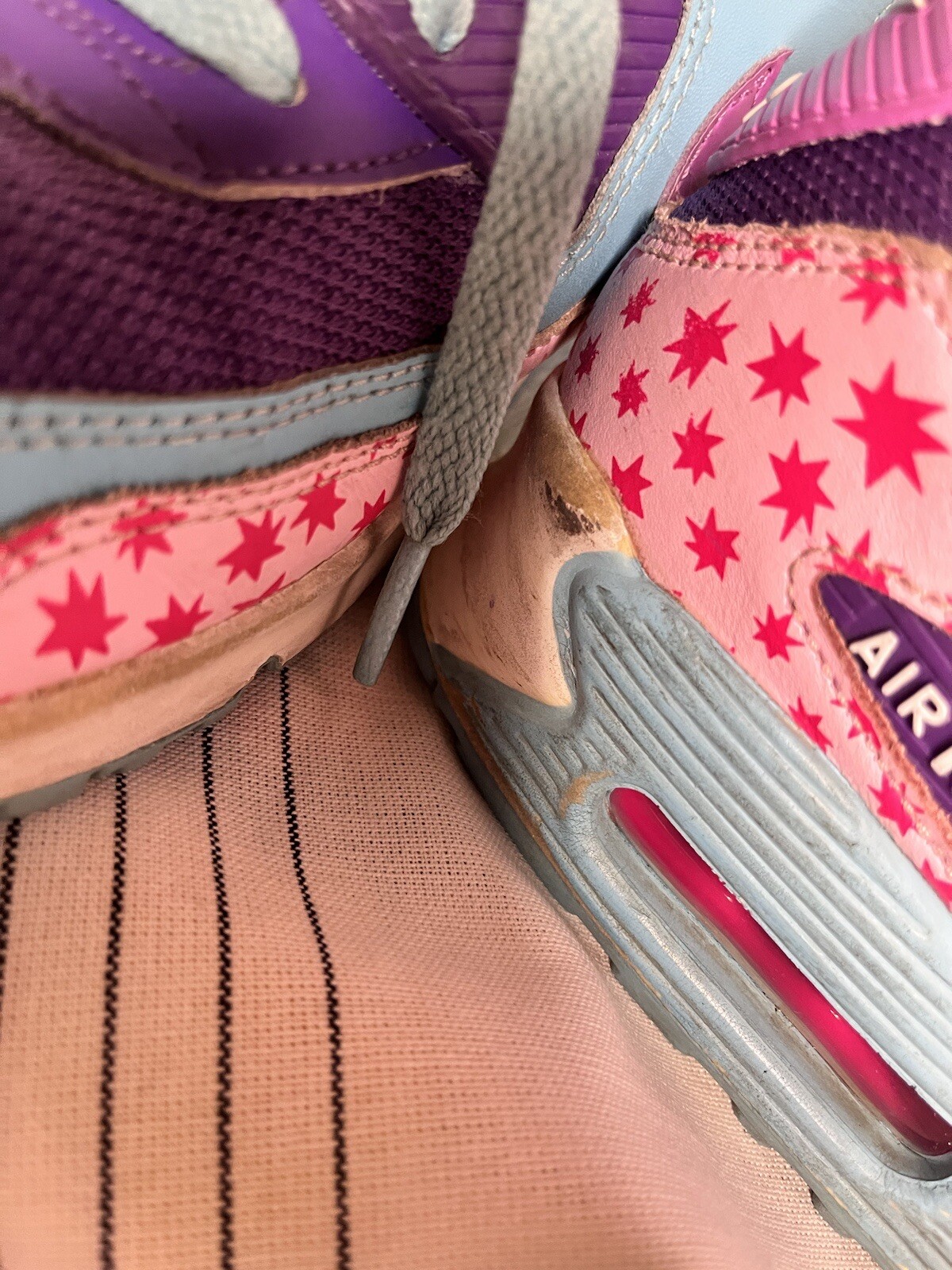 Size 6.5 (GS) Nike Air Max 90 Premium Low Stars for sale online eBay