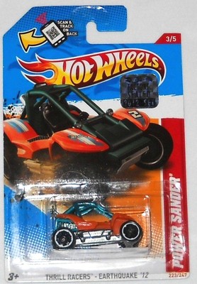 2012 HOT WHEELS FACTORY SET THRILL RACERS EARTHQUAKE POWER SANDER