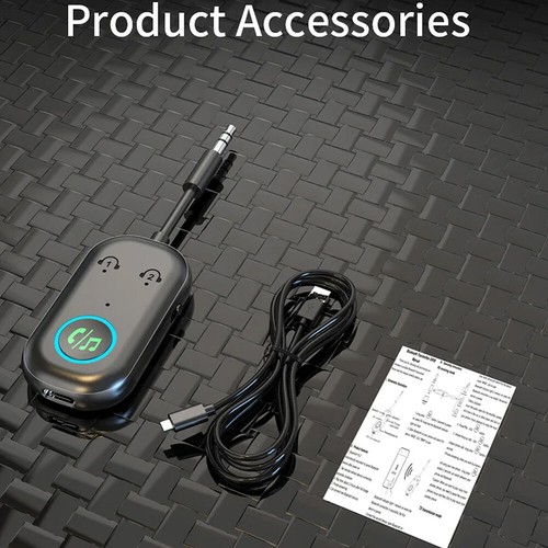 Bluetooth 5.3 Musik Stereo Sender Receiver Audio Transmitter Adapter Empfänger - Afbeelding 17 van 24