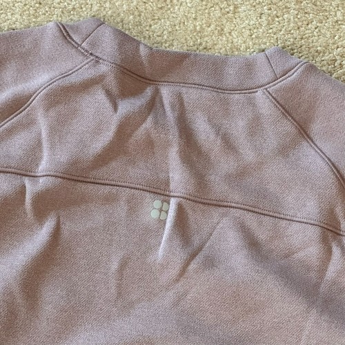Sweaty Betty Run Crewneck Sweatshirt Dusk Pink Sweatshirt NWT LARGE - Picture 7 of 8