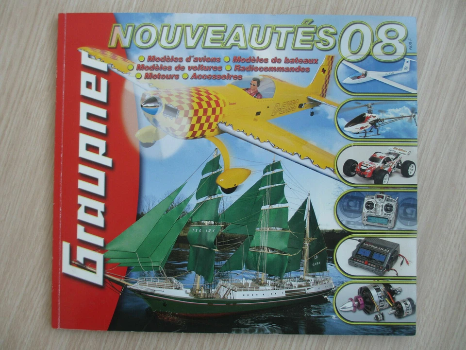 CATALOGUE NOUVEAUTES 2008 GRAUPNER MODELLING MODELISME MODELLBAU 201 pages - Photo 1/1