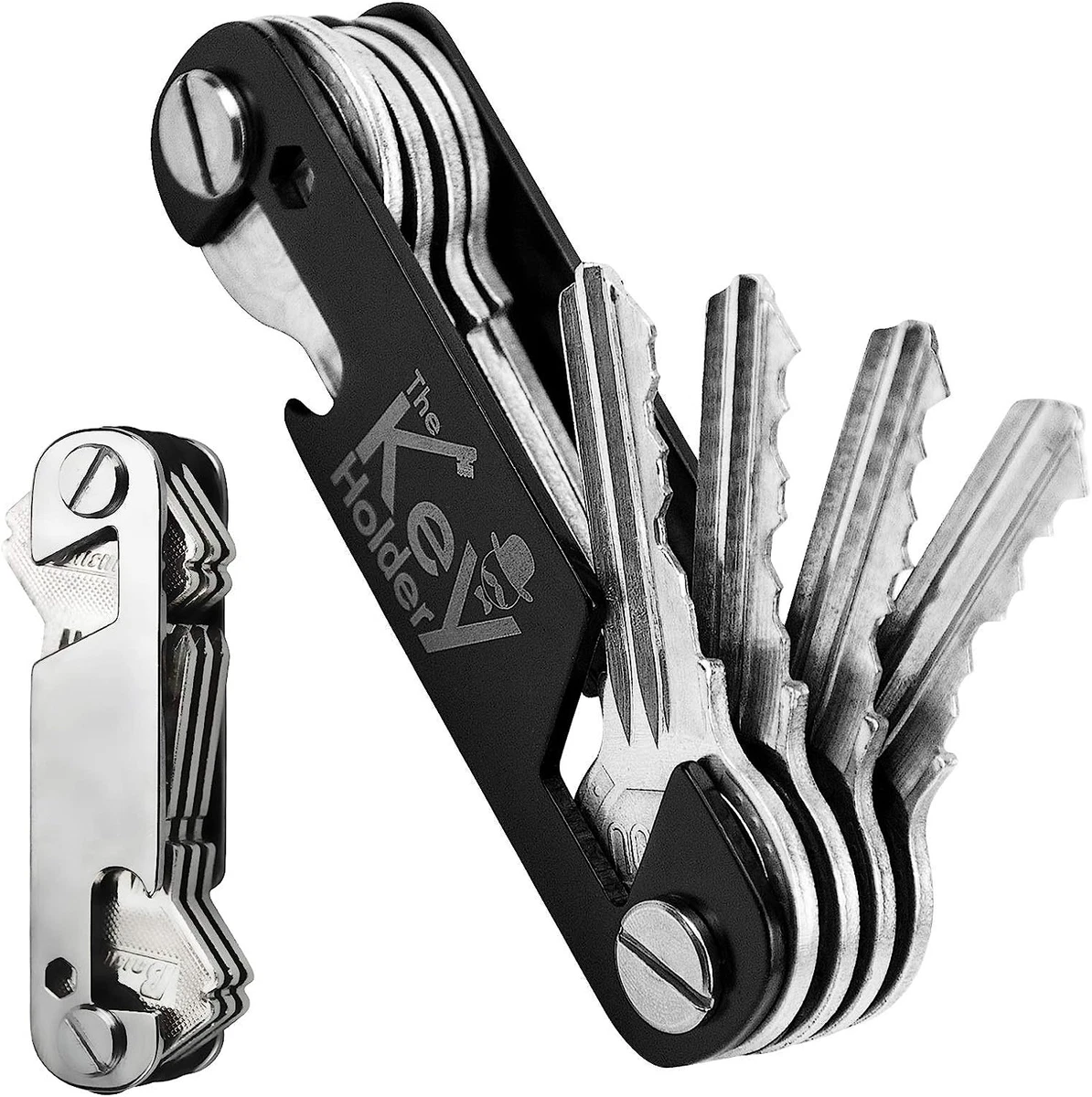 2PCS Key Organizer Keychain Compact Key Holder Smart & Light-Weight  Multi-Tool