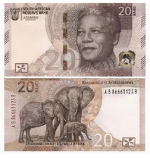 2023 South Africa 20 Rand P-W149 NEW UNC Banknotes