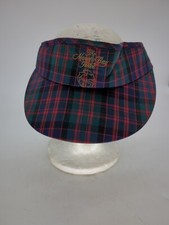 The Manele Bay Hotel Hawaii Plaid Visor Made In USA