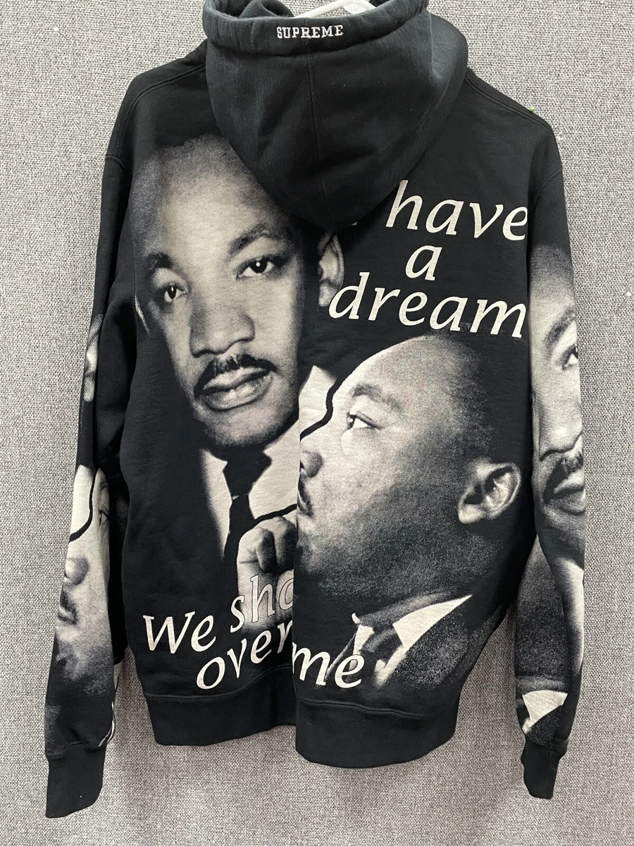 Supreme hoodie MLK black M | eBay