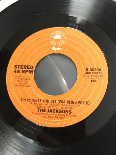 Micheal Jackson THE JACKSONS - SHAKE YOUR BODY 7" 45 EXCELLENT VTG 70s - Foto 2 di 2
