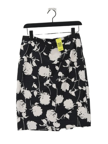 Boden Women's Midi Skirt UK 12 Black Cotton