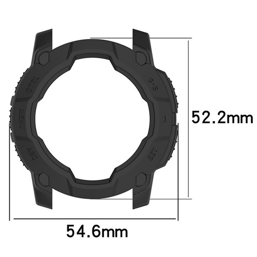 Pancerz Futerał ochronny Zegarek Szkielet Case do Garmin Instinct3 - Zdjęcie 4 z 15