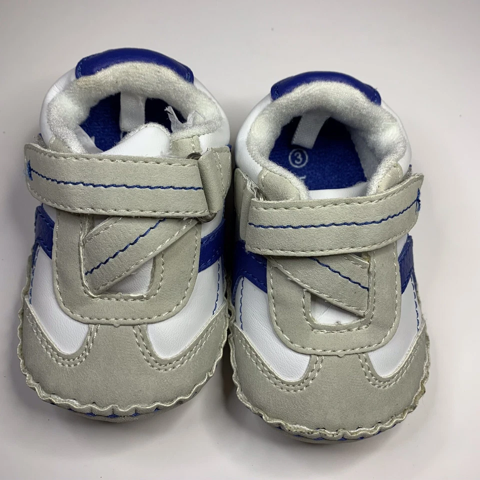 Baby Boy Shoes 3-6 Months As Pictured Clean -Blue And Gray Koala Kids Sport Sole - Image 4 of 4