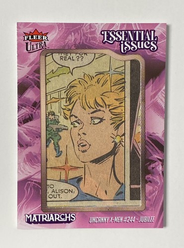 2024 Fleer Marvel Matriarchs ESSENTIAL ISSUES COMIC CUT JUBILEE EI-UX244 28/35
