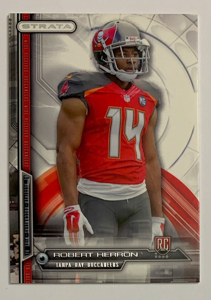 2014 Topps Strata Football Robert Herron Tampa Bay Buccaneers Rookie RC #157