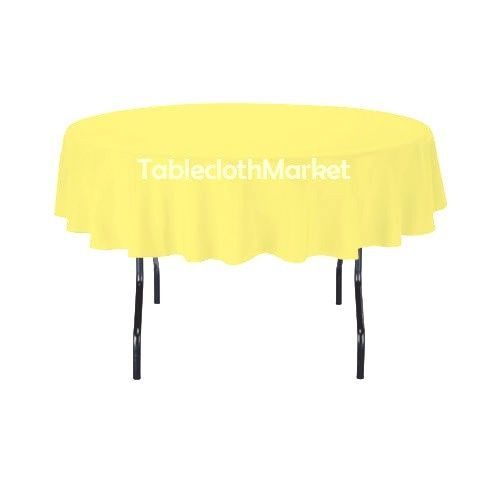 15er Pack 90" Zoll Runde Polyester Tischdecke 24 Farben Tisch Abdeckung Hochzeit Event - Bild 36 von 36
