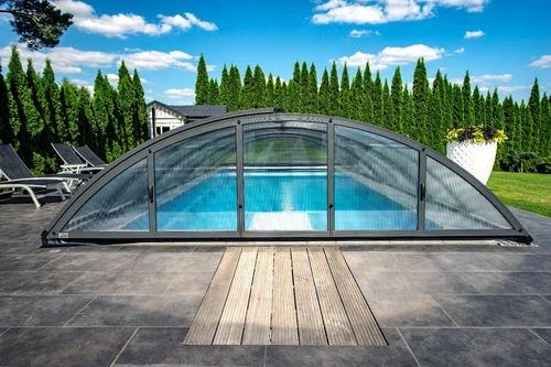 Poolüberdachung ORBIT ECO PK 8mm RAL 7016 Anthrazit L:6,47m kostenloser Versand - Bild 5 von 10