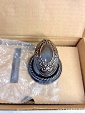 Emtek Victoria Egg Designer Brass Privacy Knob 820VUS10B see pictures