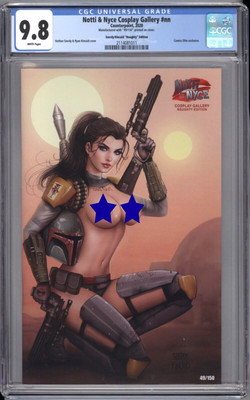 Nathan Szerdy CGC 9.8 BOBA FETT Cosplay Variant STAR WARS Mandalorian #49/150