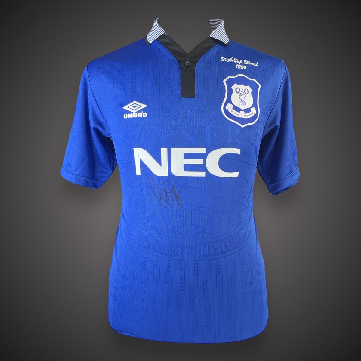 Duncan Ferguson Hand Signed Everton Football Shirt £149 UK