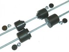 MV AGUSTA RIVALE 800 FRONT & REAR AXLE CRASH MUSHROOMS SLIDERS  BOBBINS TS125