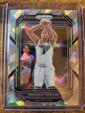2023 Panini WNBA Prizm Natasha Howard Cracked Ice Prizm #116 Dallas Wings