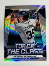Braden Shewmake Braves 2020 Panini Prizm  - Top of The Class Silver  #TOC-21