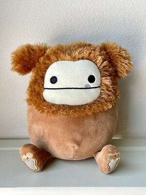 Squishmallows Kellytoy Benny The Bigfoot Plush Stuffed Animal Tinsel Hair 8''