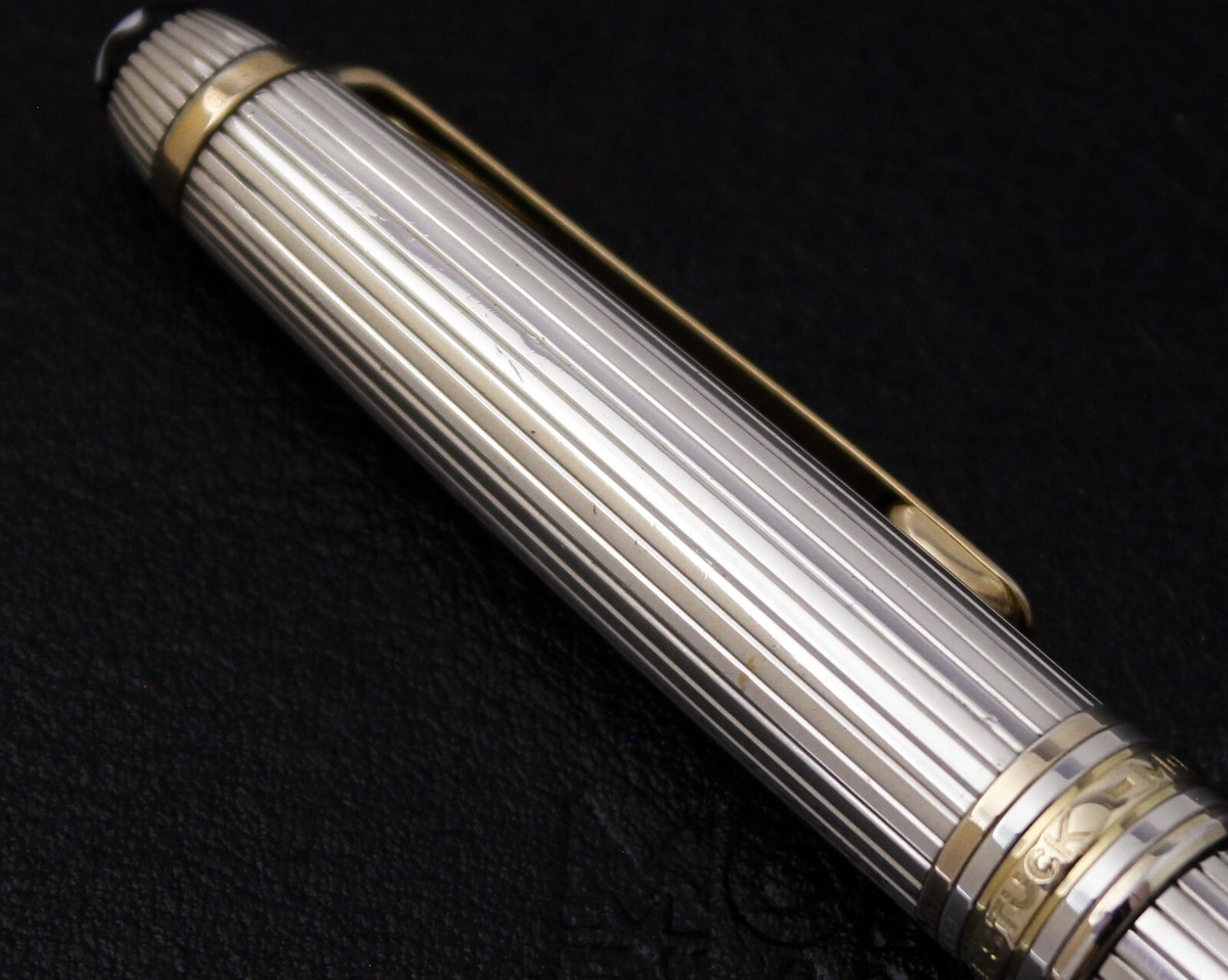 Montblanc Meisterstuck 164S Sterling Silver Pinstripe Ballpoint