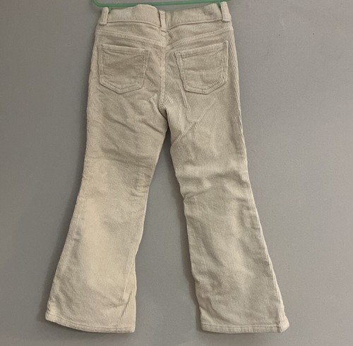 ThereAbouts Girls Ivory Corduroy Bell Bottom Pants Size 6 - Picture 5 of 8
