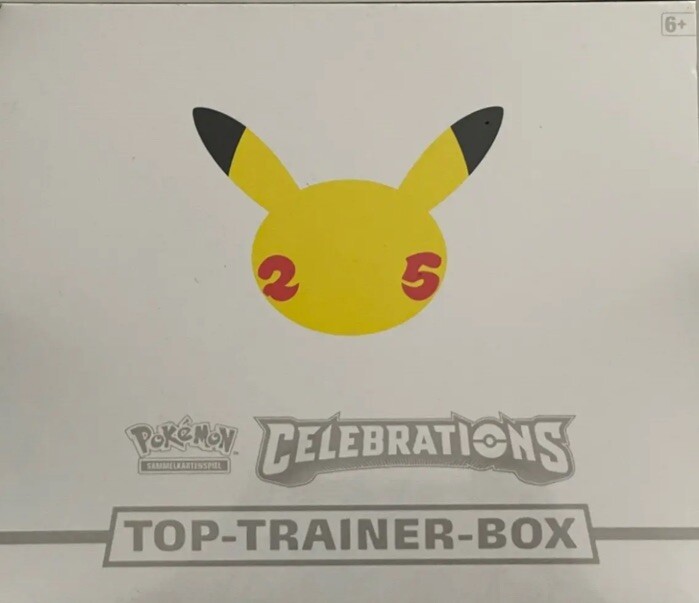 The Pokémon Company 25th Anniversary Celebrations Top-trainer-box -