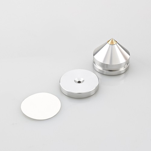 4x Hi-Fi Speaker Isolation Stand Feet Pad Amp Aluminium Alloy Spikes Cone Pad - Picture 8 of 10