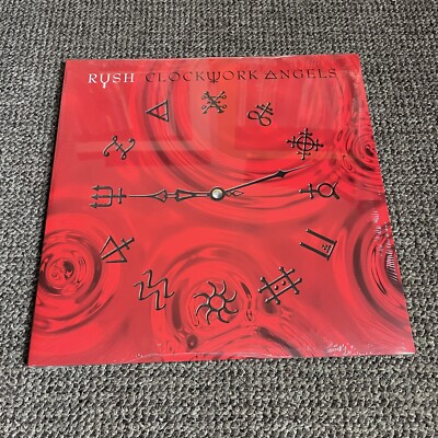 Rush   Clockwork Angels Vinyl Record SEALED 2xLP Black 2022
