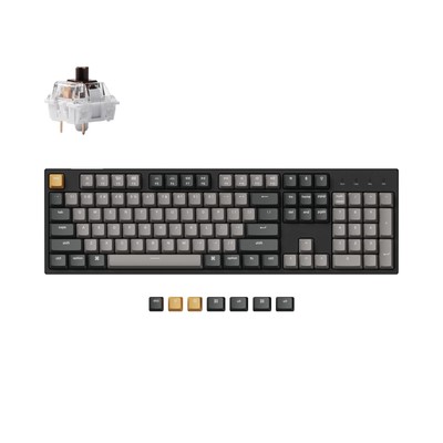 Keychron C2 Pro Wired Custom Mechanical Keyboard Full Size Layout QMK/VIA Pro...