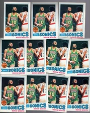 1977 Topps LOT of (11) #71 MARVIN WEBSTER (RC) NM Seattle SUPERSONICS MORGAN ST