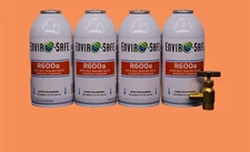 Enviro-Safe R600a Refrigerant w/ k28 Self-Sealing Cap | 4 Cans + Top Tap