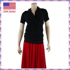 6939 Womens Stretchy Ballroom Latin Country Party Warmup Dance Coverup Wrap