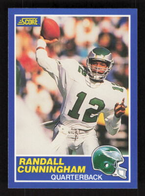 1989 Score #75 Randall Cunningham Philadelphia Eagles