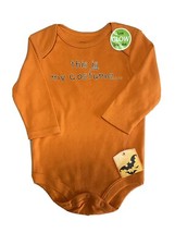Halloween 0-3 Months Baby Long Sleeve One-Piece Glow-in-the-dark Creeper, New