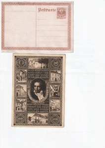 Briefmarken, Österreich vor 1945, Ganzsache Postkarte ...