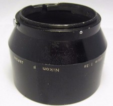 Genuine Nikon F Metal Hood 10.5cm 13.5cm f2.5 f3.5 Made in Japan 6209041