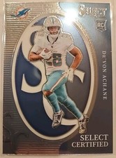 2023 SELECT DEVON ACHANE #CRO-DAC SELECT CERTIFIED RC DOLPHINS