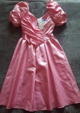 Vestido de fiesta/barbie vintage para dama en rosa talla UK10 aprox. NUEVO