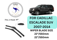 WIPER BLADES FOR Cadillac Escalade SUV 2007 – 2014 3rd Gen (GMT900)