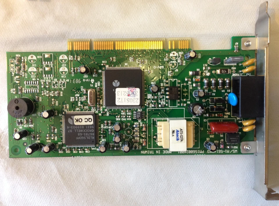 Módems internacionales con tarjeta PCI de fax para teléfono Foto 3 de 4