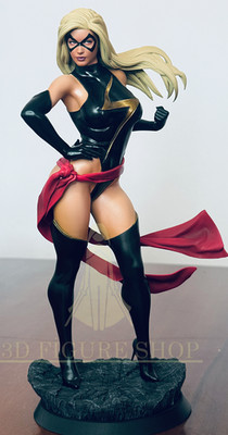 Ms. Marvel/3D Figure 25cm Professional Painted